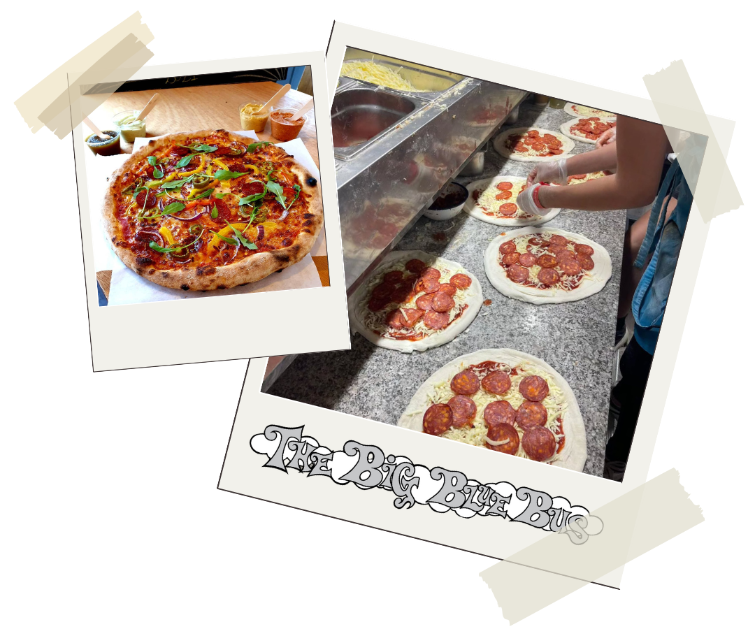 The Big Blue Bus Ireland I Handmade Pizza Catering